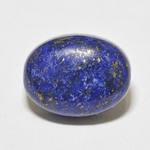 14.49ct طبيعي أزرق مصرى غامق لازورد, بيضوي, غير شفاف, Photo A