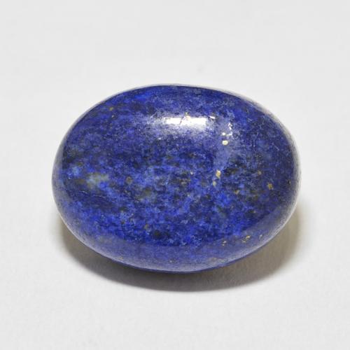 17.44ct طبيعي أزرق غامق لازورد, بيضوي, غير شفاف