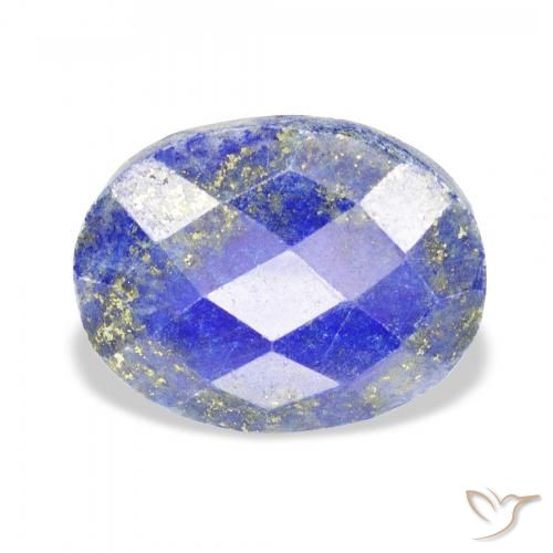 19.70ct طبيعي أزرق لامع لازورد, بيضوي, غير شفاف