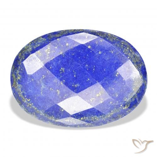 51.42ct طبيعي أزرق لامع لازورد, بيضوي, غير شفاف