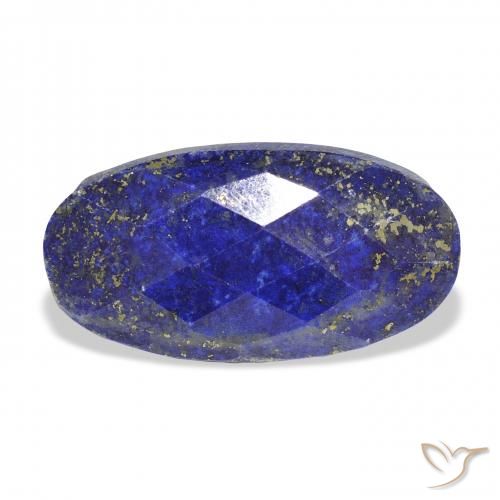 26.18ct طبيعي أزرق بحرى لازورد, بيضوي, غير شفاف
