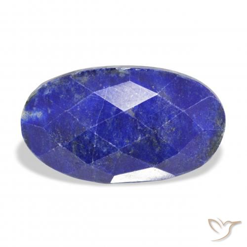 18.84ct طبيعي أزرق بحرى لازورد, بيضوي, غير شفاف, Photo A