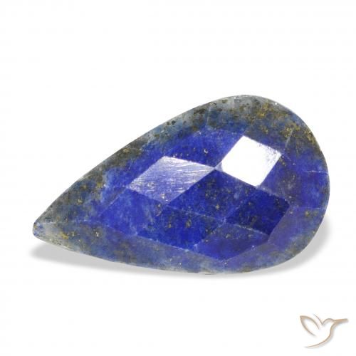 18.64ct طبيعي أزرق غامق لازورد, شكل الكمثرى, غير شفاف, Photo A