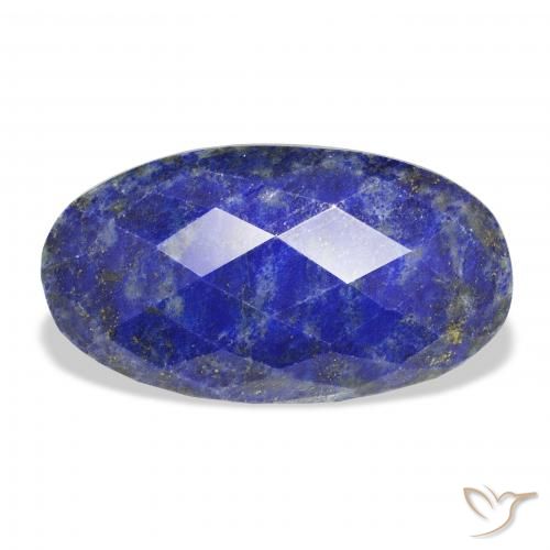 22.85ct طبيعي أزرق غامق لازورد, بيضوي, غير شفاف
