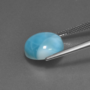 لاريمار أزرق طبيعي، قصة دائرى، 6.52 قيراط، غير شفاف