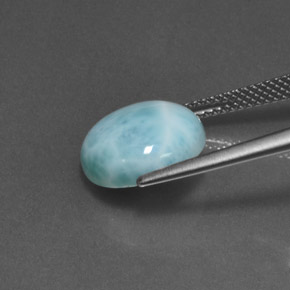 لاريمار أزرق طبيعي، قصة دائرى، 5.81 قيراط، غير شفاف