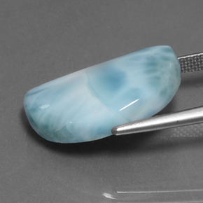 لاريمار أزرق طبيعي، شكل خيالي، 11.14 قيراط، غير شفاف