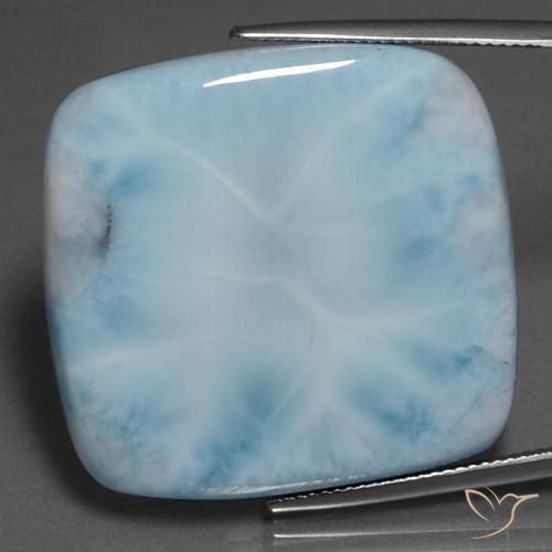 58.94ct طبيعي أزرق فاتح لاريمار, وسادة, غير شفاف