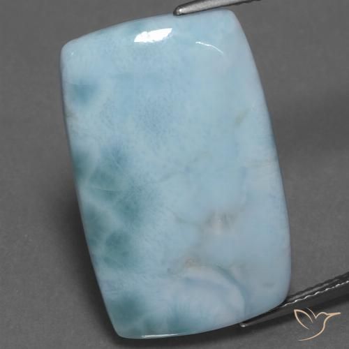 15.43ct طبيعي أزرق مخضر فاتح لاريمار, باجيت, غير شفاف