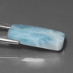 لاريمار أزرق فاتح طبيعي، قطع وسادة، 11.30 قيراط، غير شفاف