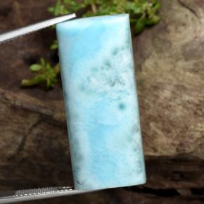 لاريمار أزرق فاتح طبيعي، باجيت، 44.71 قيراط، غير شفاف