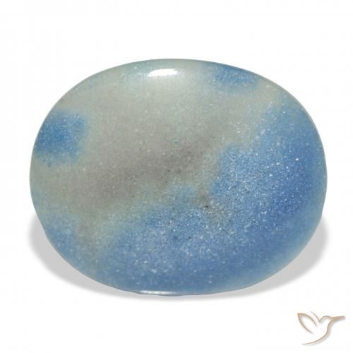 20.64ct طبيعي أزرق سماوى لازوليت, بيضوي, غير شفاف