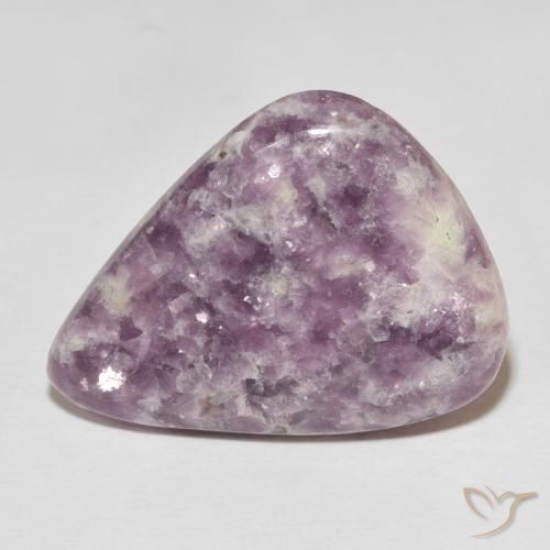 33.16ct طبيعي متعدد الألوان ليبيدوليت, شكل الكمثرى, غير شفاف