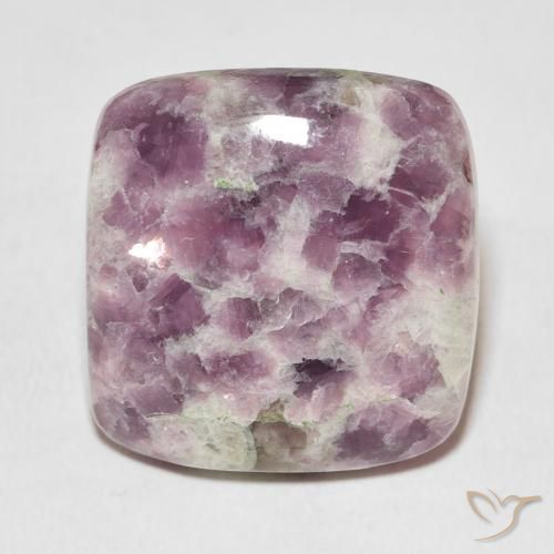 23.76ct طبيعي متعدد الألوان ليبيدوليت, وسادة, غير شفاف