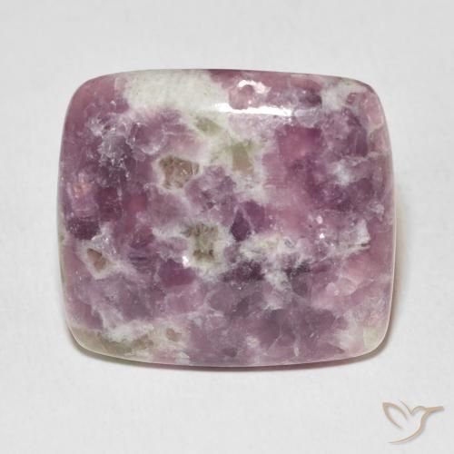 24.29ct طبيعي متعدد الألوان ليبيدوليت, وسادة, غير شفاف