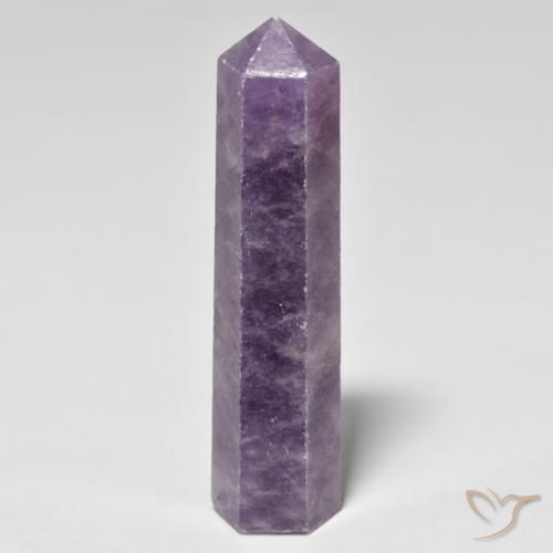26.71ct طبيعي بنفسجى غامق متوسك ليبيدوليت, فانسى, غير شفاف