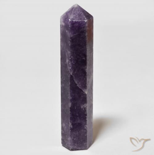 24.60ct طبيعي بنفسجى داكن ليبيدوليت, فانسى, غير شفاف