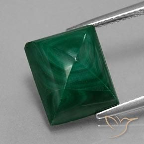 12.33ct طبيعي أخضر أناناسى ملاكيت, باجيت, غير شفاف