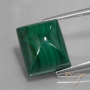 13.73ct طبيعي أخضر أناناسى ملاكيت, باجيت, غير شفاف