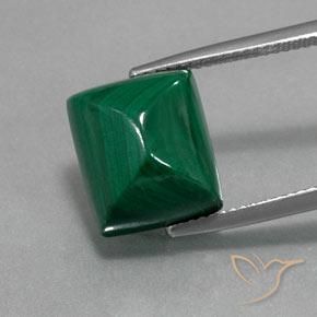 13.33ct طبيعي أخضر ملاكيت, باجيت, غير شفاف