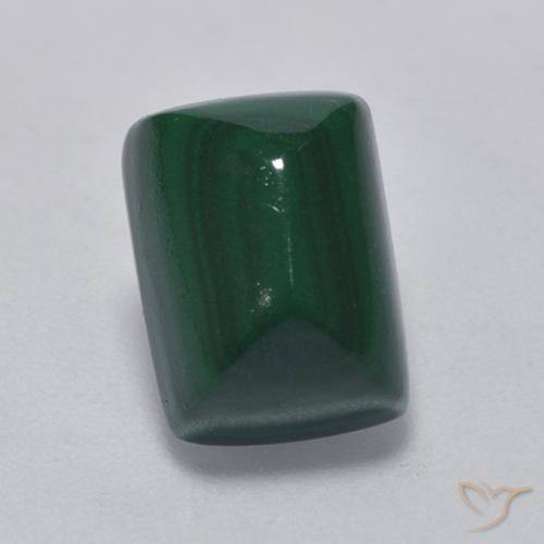 5.28ct طبيعي أخضر متوسط ملاكيت, باجيت, غير شفاف