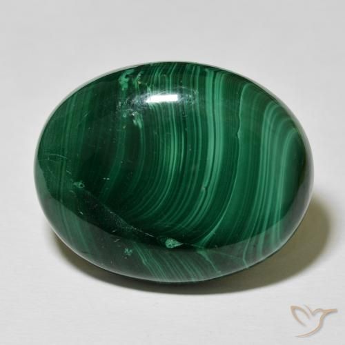 52.50ct طبيعي أخضر متعدد الألوان ملاكيت, بيضوي, غير شفاف