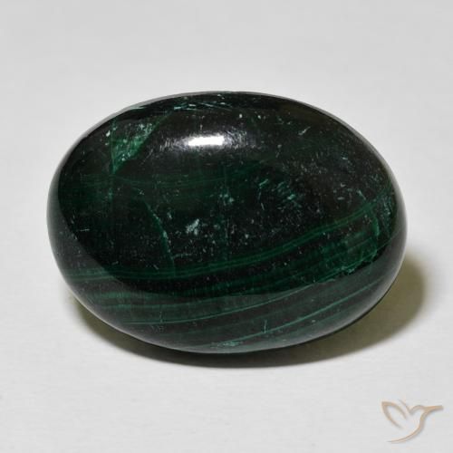 27.90ct طبيعي أخضر متعدد الألوان ملاكيت, بيضوي, غير شفاف