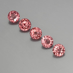 أحجار مالايا العقيق برتقالى وردى طبيعية، قصة دائرى، قليلا جدا، وزنها  قيراط