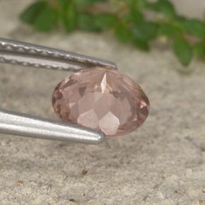 مالايا العقيق وردى برتقالى طبيعي، قصة دائرى، 1.38 قيراط، قليلا جدا