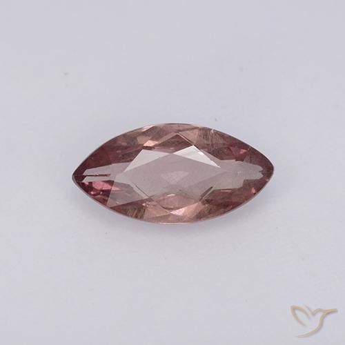 1.17ct طبيعي أحمر رمادى مالايا العقيق, ماركيز, VVS-VS