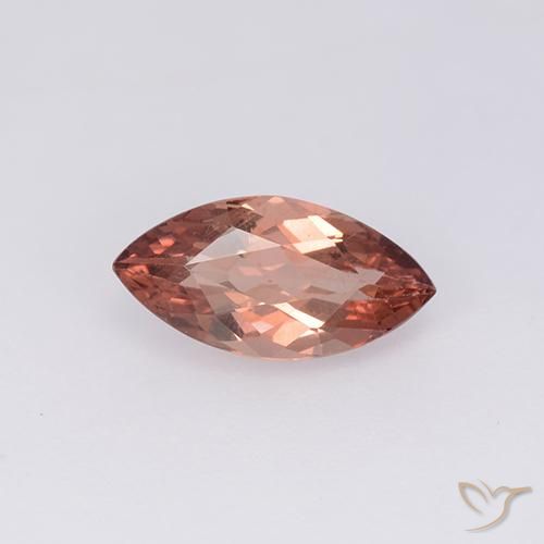 1.25ct طبيعي أحمر دافئ مالايا العقيق, ماركيز, قليلا جدا