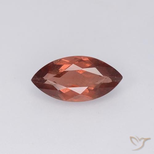 1.26ct طبيعي احمر غامق مالايا العقيق, ماركيز, قليلا جدا, Photo A