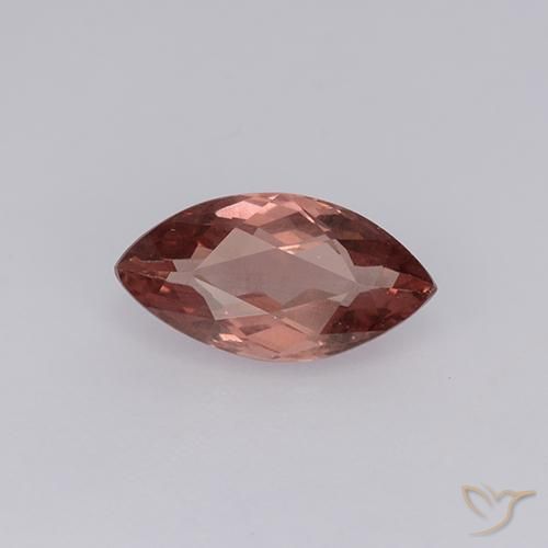 1.37ct طبيعي وردى متوسط مالايا العقيق, ماركيز, قليلا جدا, Photo A
