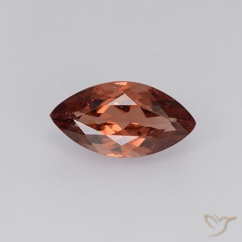 1.10ct طبيعي أحمر متوسط مالايا العقيق, ماركيز, VVS-VS, Photo A