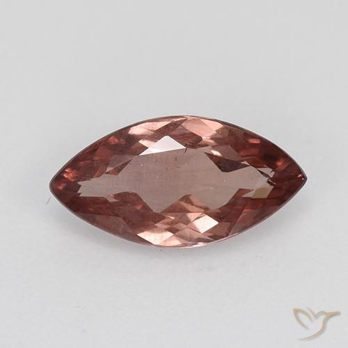 0.90ct طبيعي احمر غامق مالايا العقيق, ماركيز, VS-SI
