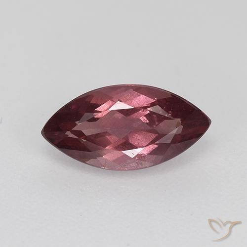 1.06ct طبيعي أحمر داكن-متوسط مالايا العقيق, ماركيز, VS-SI