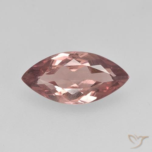 1.47ct طبيعي وردي فاتح مالايا العقيق, ماركيز, قليلا جدا