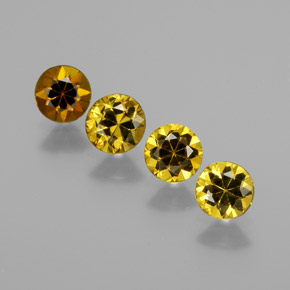 أحجار مالي جارنيت أخضر ذهبى طبيعية، قصة دائرى، VVS-VS، وزنها  قيراط