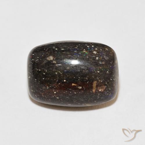 6.86ct طبيعي متعدد الألوان ماتريكس أوبال, وسادة, غير شفاف