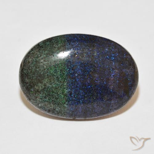 27.00ct طبيعي متعدد الألوان ماتريكس أوبال, بيضوي, غير شفاف