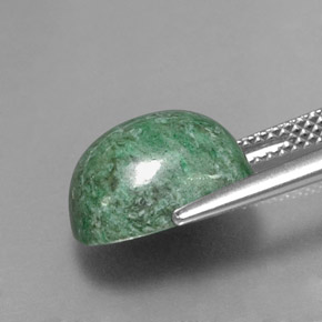 ماو-سيت-سيت أخضر طبيعي، قطع وسادة، 6.75 قيراط، غير شفاف