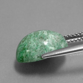 ماو-سيت-سيت أخضر طبيعي، قصة بيضاوى، 4.99 قيراط، غير شفاف