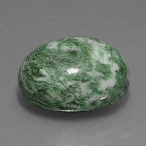 ماو-سيت-سيت أخضر طبيعي، قصة بيضاوى، 10.07 قيراط، غير شفاف