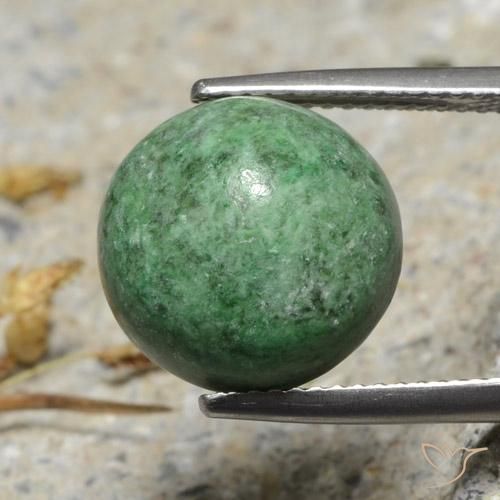 9.30ct طبيعي أخضر أناناسى باهت ماو-سيت-سيت, دائري, غير شفاف