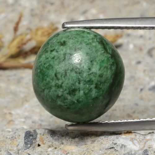 11.32ct طبيعي أخضر أناناسى باهت ماو-سيت-سيت, دائري, غير شفاف