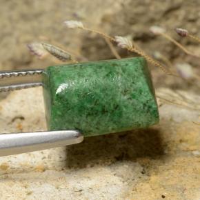 ماو-سيت-سيت الأخضر الغامق طبيعي، باجيت، 6.77 قيراط، غير شفاف