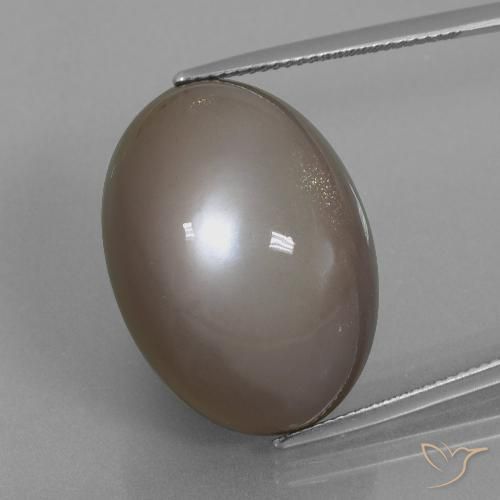 39.74ct طبيعي بنى متوسط حجر القمر, بيضوي, غير شفاف