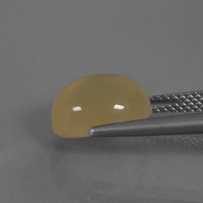 حجر القمر برتقالي طبيعي، قصة بيضاوى، 4.40 قيراط، نصف شفاف