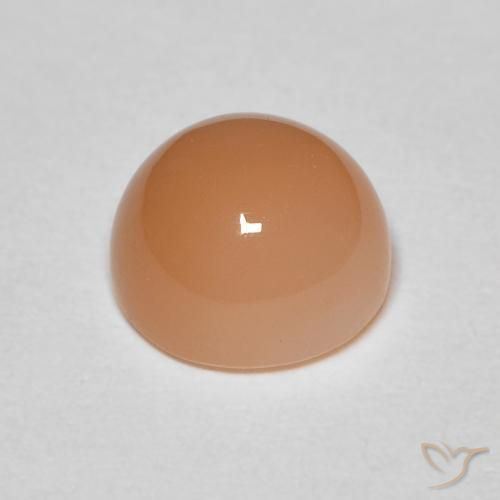 حجر القمر Medium Light-Orange طبيعي، دائري، 2.04 قيراط، غير شفاف
