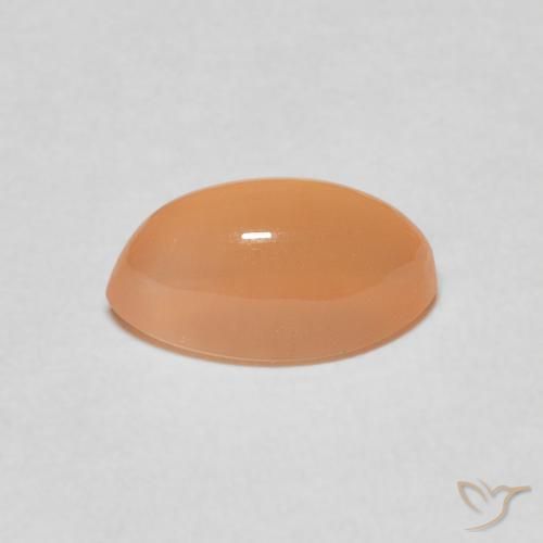 حجر القمر Medium Light-Orange طبيعي، ماركيز، 1.75 قيراط، نصف شفاف